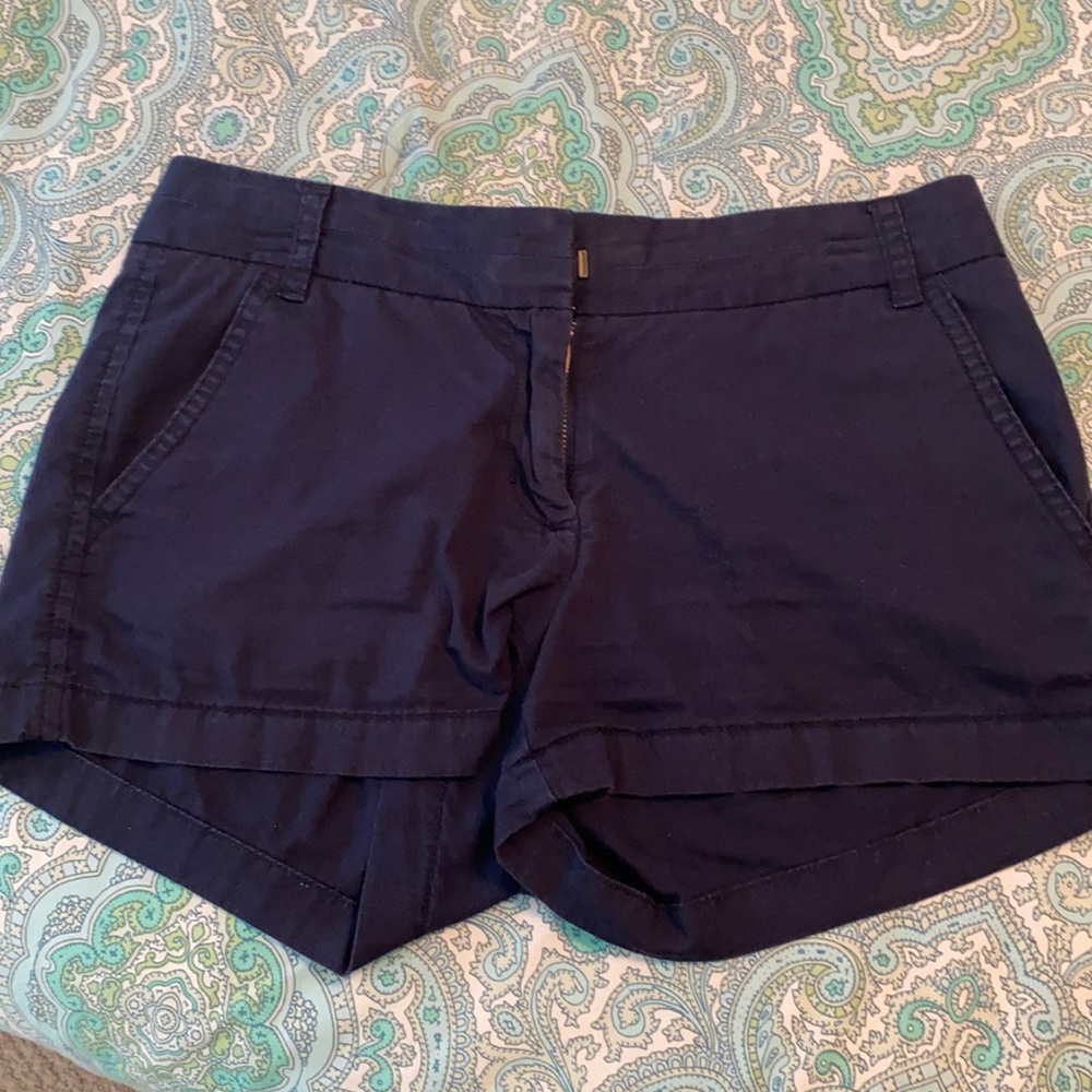 J. Crew navy chino shorts